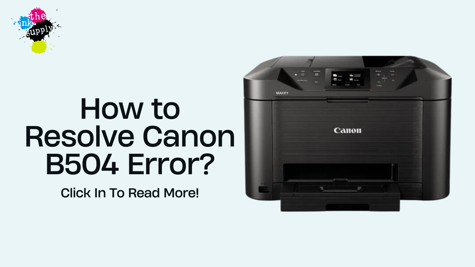 Canon Printer Error B504